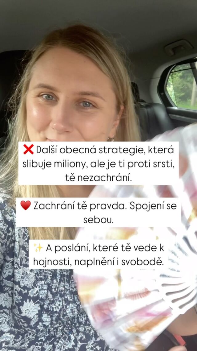✨ Cítíš, že máš v sobě dary, kterými chceš obohacovat svět - tvořením, nebo službami… ale zatím se to v úspěchu podnikání příliš neodráží?

⏰ Věnuješ tomu energii, spoustu času, investuješ. 
♥️ Dáváš do toho celé srdce – ale klientky a finance nepřichází tak, jak bys chtěla?

Pravdou je, že:
❌ Další obecná strategie tě nespasí.
❌ Zavádění dalších, nových služeb, tě jen zahltí.
❌ Nemá smysl cpát se tam, kde to funguje jiným, ale ty narážíš.

 ✅ To, co skutečně potřebuješ, je napojit se zpátky na sebe. Na svou duši. Na pravý směr, který je s tebou v souladu.

 💰 Největší hojnost leží v dělání toho, co ti jde nejlépe a v čem jsi jedinečná právě ty. 

😩 Bez zapojení svých darů do podnikání je to jen střílení naslepo, které skončí dřív, než pořádně začne. Navíc s hořkou pachutí neúspěchu, která tvé sebevědomí zadupe ještě více do země. A přitom to jde i jinak.

♥️ Tak už se necpi tam, kde ti to nesedí a v čem se necítíš dobře. I podnikání ti může padnout jako ulité.

Jenže jak na to, Kristy? 
✨ V mé individuální channelingové konzultaci - v Byznys kompasu, ti pomůžu přitáhnout srdcové klientky a vybudovat podnikání, které tě bude živit, bavit, i naplňovat. V souladu s tím, kým doopravdy jsi.

🤩 Jak to udělám? Napojím se na duši tvého podnikání, odhalím ti tvůj potenciál v současné inkarnaci a energeticky vyčistím, co tě skrytě blokuje + ti zodpovím každou otázku, která tě v podnikání trápí. 

Láká tě to?
Stačí napsat Byznys kompas do komentáře a pošlu ti více informací. 

😍 Těším se na tebe a na propsání tvého poslání do podnikání. Svět potřebuje tvoje dary. Už je nejvyšší čas to rozjet.

#osobnirozvoj #seberozvoj #vysokacitlivost #spiritualita #soulad #podnikani #podnikání #mentor #spojenísduší #daryduse #daryduše #poslani #poslání #srdcovépodnikání #sebevedomi #energie #odblokovani #alternativni #alternativa #ezoterika #duchovno #andele #andělé